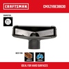 CRAFTSMAN CMXZVBE37035 2-1/2 in. Crevice Tool Wet Dry Vac Attachment | Industrial-Grade Shop Vacuum Accessory for Cleaning Tight Spaces, Fits 2-1/2 in. Hose Diameter(Utility Nozzle)