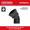 CRAFTSMAN CMXZVBE37035 2-1/2 in. Crevice Tool Wet Dry Vac Attachment | Industrial-Grade Shop Vacuum Accessory for Cleaning Tight Spaces, Fits 2-1/2 in. Hose Diameter(Dusting Brush)