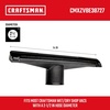 CRAFTSMAN CMXZVBE37035 2-1/2 in. Crevice Tool Wet Dry Vac Attachment | Industrial-Grade Shop Vacuum Accessory for Cleaning Tight Spaces, Fits 2-1/2 in. Hose Diameter(Dry Nozzle)