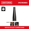 CRAFTSMAN CMXZVBE37035 2-1/2 in. Crevice Tool Wet Dry Vac Attachment | Industrial-Grade Shop Vacuum Accessory for Cleaning Tight Spaces, Fits 2-1/2 in. Hose Diameter(Blower Nozzle)