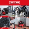 CRAFTSMAN CMXZVBE37035 2-1/2 in. Crevice Tool Wet Dry Vac Attachment | Industrial-Grade Shop Vacuum Accessory for Cleaning Tight Spaces, Fits 2-1/2 in. Hose Diameter(Dusting Brush)