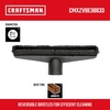 CRAFTSMAN CMXZVBE37035 2-1/2 in. Crevice Tool Wet Dry Vac Attachment | Industrial-Grade Shop Vacuum Accessory for Cleaning Tight Spaces, Fits 2-1/2 in. Hose Diameter(Floor Brush)