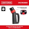 CRAFTSMAN CMXZVBE37035 2-1/2 in. Crevice Tool Wet Dry Vac Attachment | Industrial-Grade Shop Vacuum Accessory for Cleaning Tight Spaces, Fits 2-1/2 in. Hose Diameter(Hose Grip)