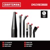 CRAFTSMAN CMXZVBE38668 1-1/4 in. 6-Piece Micro-Cleaning Vac Attachment Kit | Industrial-Grade Shop Vacuum Accessories for Intricate and Detail Cleaning, Fits 1-1/4 in. Hose Diameter(Micro-Cleaning Kit)