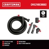 CRAFTSMAN CMXZVBE38668 1-1/4 in. 6-Piece Micro-Cleaning Vac Attachment Kit | Industrial-Grade Shop Vacuum Accessories for Intricate and Detail Cleaning, Fits 1-1/4 in. Hose Diameter(Car Cleaning Kit)