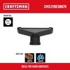 CRAFTSMAN CMXZVBE38725 1-7/8 in. Dusting Brush Wet Dry Vac Attachment(Utility Nozzle)