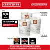 CRAFTSMAN CMXZVBE38750 Genuine 16-20 Gal. Wet Dry Vac Dust Collection Bags | For Fine Dust, Fits Most 16 and 20 Gallon CRAFTSMAN Shop Vacuums, Collects Dry Fine Debris, Reduces Cleanup Time, 2-Pack(16-20 Gallon General Purpose)