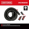 CRAFTSMAN CMXZVBE38759 2-1/2 in. x 20 ft. POS-I-LOCK Wet Dry Vacuum Hose | Industrial-Grade Shop Vacuum Hose Attachment Kit, Fits Most CRAFTSMAN Wet/Dry Vacuums with a 2-1/2 in. Diameter Inlet(2-1/2 in. by 13 ft.)
