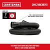 CRAFTSMAN CMXZVBE38759 2-1/2 in. x 20 ft. POS-I-LOCK Wet Dry Vacuum Hose | Industrial-Grade Shop Vacuum Hose Attachment Kit, Fits Most CRAFTSMAN Wet/Dry Vacuums with a 2-1/2 in. Diameter Inlet(1-7/8 in. by 7 ft.)