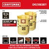 CRAFTSMAN CMXZVBE38769 15-22 Gal. Wet Dry Shop Vacuum Dust Collection Bags | For Fine Dust, Fits Most 15 to 22 Gallon Shop Vacuums, Collects Dry Fine Debris, Reduces Cleanup Time, 2-Pack(10-14 Gallon Fine Dust)