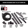 CRAFTSMAN CMXZVBE38800 2-1/2 in. Wet Dry Shop Vacuum Pro Attachment Kit | Industrial-Grade Shop Vacuum Accessories for Heavy-Duty Projects, Fits 2-1/2 in. Hose Diameters