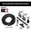 CRAFTSMAN CMXZVBE38801 1-1/4 in. Wet Dry Shop Vacuum Attachment Kit | Industrial-Grade Shop Vacuum Accessories for Car Cleaning, Fits 1-1/4 in. Hose Diameters
