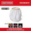 CRAFTSMAN CMXZVBE38854 General Purpose Wet Dry Shop Vacuum Filter | Fits Most Shop-Vac Branded Shop Vacuums, Friction Fit Installation, Traps General Debris(Cloth Bag Filter)