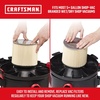 CRAFTSMAN CMXZVBE38854 General Purpose Wet Dry Shop Vacuum Filter | Fits Most Shop-Vac Branded Shop Vacuums, Friction Fit Installation, Traps General Debris(Standard Vac Filter)