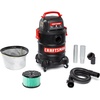 CRAFTSMAN CMXEVBE17050 5 Gallon 7.8 Amp Ash and Grilling Vacuum | Portable Dry Only Shop Vacuum with Drum Filter, Cartridge Filter, Hose and Attachments for Cool/Dry Ash Cleaning
