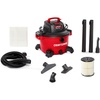 CRAFTSMAN CMXEVBE17594 12 Gallon 6.0 Peak HP Wet Dry Vac, Portable Shop Vacuum Wet and Dry with Filter, Dust Bag, Hose, Dusting Brush and Attachments for Home Projects & Renovations