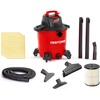 CRAFTSMAN CMXEVBE18590 9 Gallon 4.25 Peak HP Wet Dry Vac, Portable Shop Vacuum Wet and Dry with Filter, 3 Dust Bags, Hose, Floor Brush and Attachments for Home, Garage and Automotive Cleaning