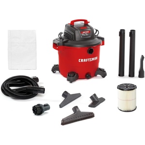 CRAFTSMAN CMXEVBE18695 16 Gallon 6.5 Peak HP Wet Dry Shop Vacuum Bundle