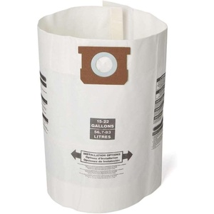CRAFTSMAN CMXZVBE38769 15-22 Gal. Wet Dry Shop Vacuum Dust Collection Bags | For Fine Dust, Fits Most 15 to 22 Gallon Shop Vacuums, Collects Dry Fine Debris, Reduces Cleanup Time, 2-Pack(15-22 Gallon General Purpose)